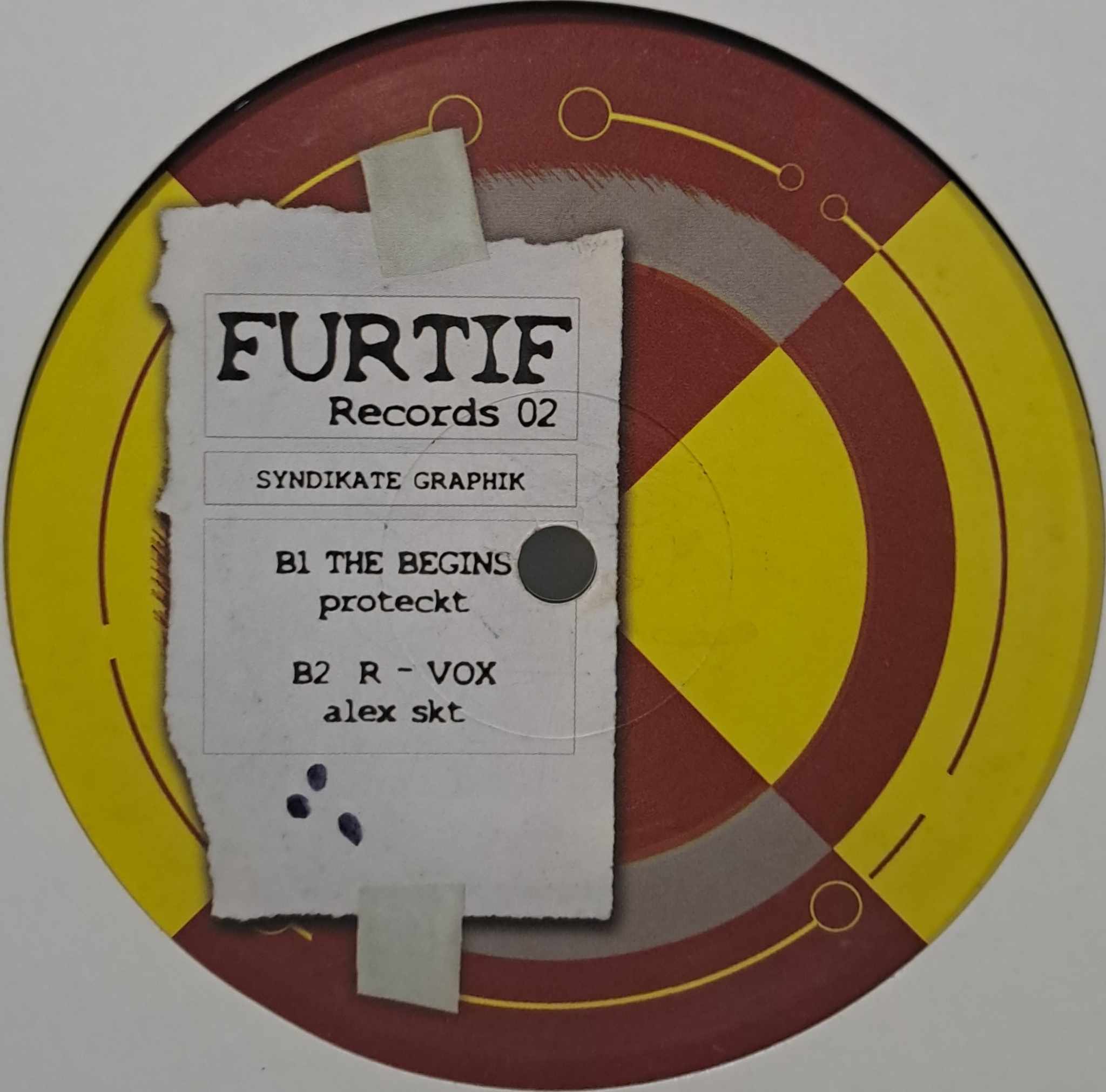 Furtif Records 02 - vinyle freetekno